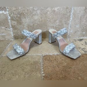 Dolce Vita silver Paily heels